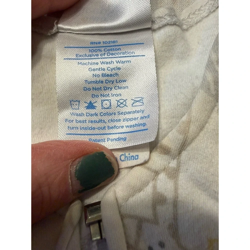 Halo SleepSack Swaddle Lot 2 Cotton Giraffe Print.‎ Small And Medium